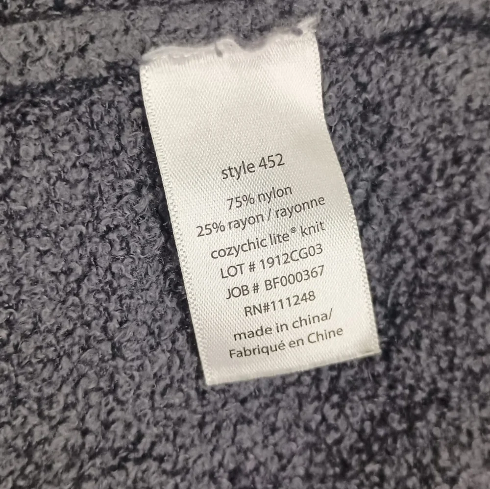 Barefoot Dreams Womens Gray CozyChic Lite Circle Cardigan Sweater Size Medium - Picture 5 of 5